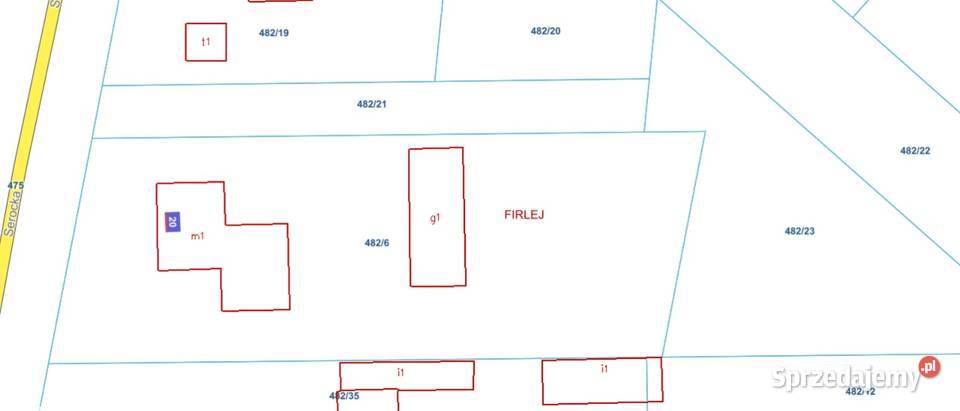Działka Firlej Serocka pod osiedle domów