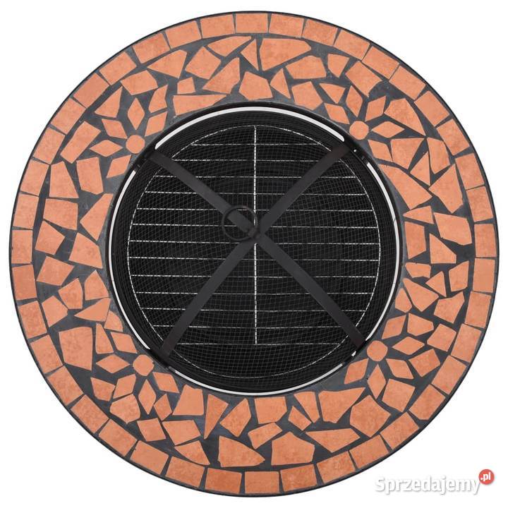 vidaXL Mozaikowe palenisko ze stolikiem terakota Warszawa
