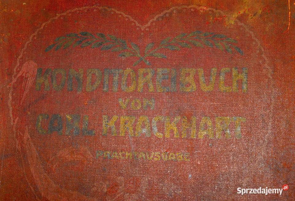 Podręcznik cukierników z roku 1910 wydanie