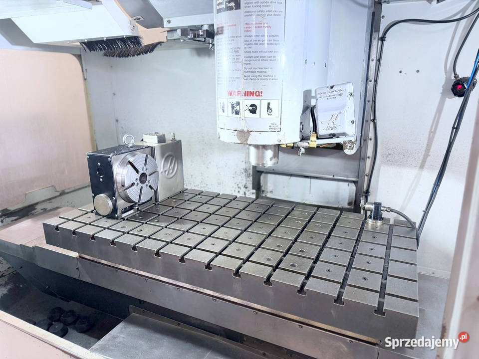 Frezarka CNC HAAS VM3HE 4 oś sondy RENISHAW Zabór