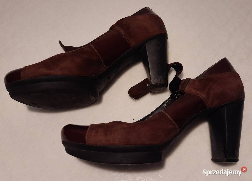 Buty damskie na obcasie 38 Clarks 25 Obuwie Czółenka Damskie Czeladź