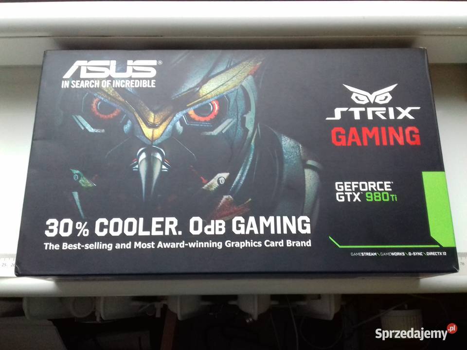 ASUS STRIX GTX 980Ti DirectCU III GTX980Ti 6GB Bydgoszcz sprzedam