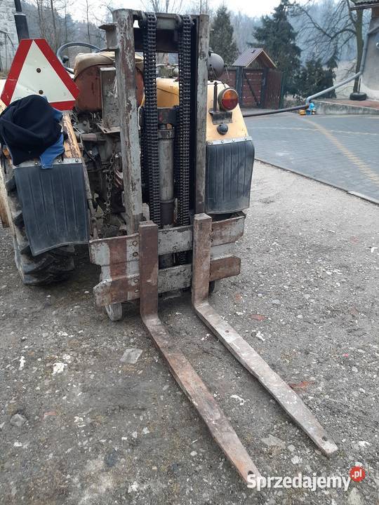 Maszt Wieża do ciągnika Widły Podnośnik Poręba Laskowska