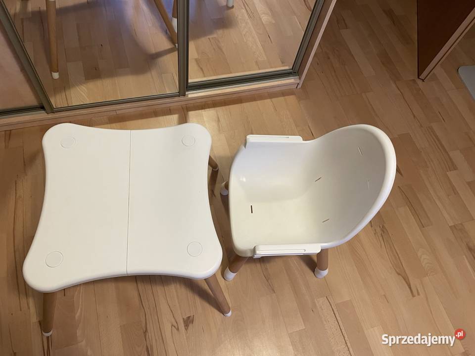 Krzesełko dwufunkcyjne do karmienia dzieci 2w1