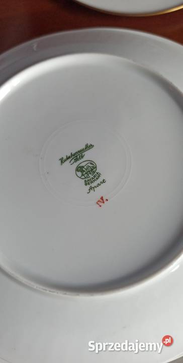 Talerzyk deserowy Hutschenreuther Brzoskwinie i Gdańsk