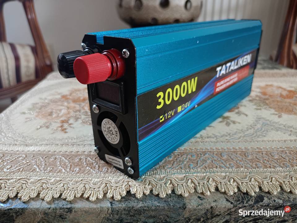 Przetwornica 12V na 230V 3000W Przetwornice napięcia Akcesoria samochodowe wielkopolskie sprzedam