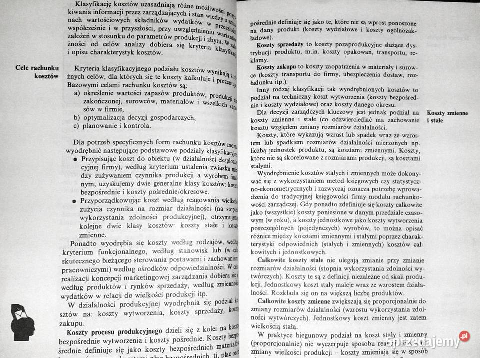 Rachunkowość zarządcza Andrzej Kowalak Chełm