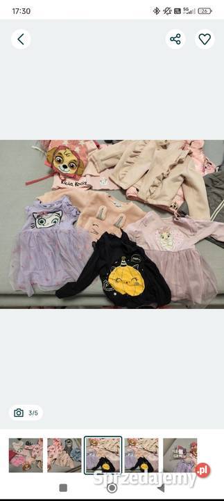Mix ubranek dziewczynki dolnośląskie Wałbrzych sprzedam