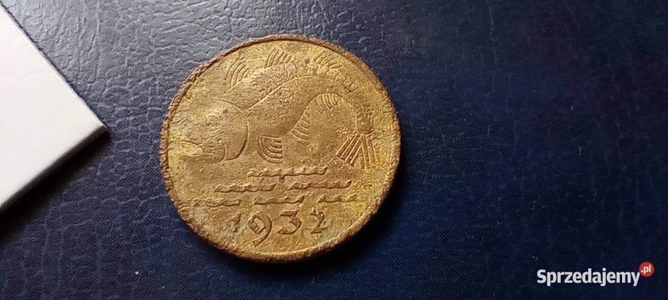 Stare monety 10 fenigów 1932 WMG Polska Lesko