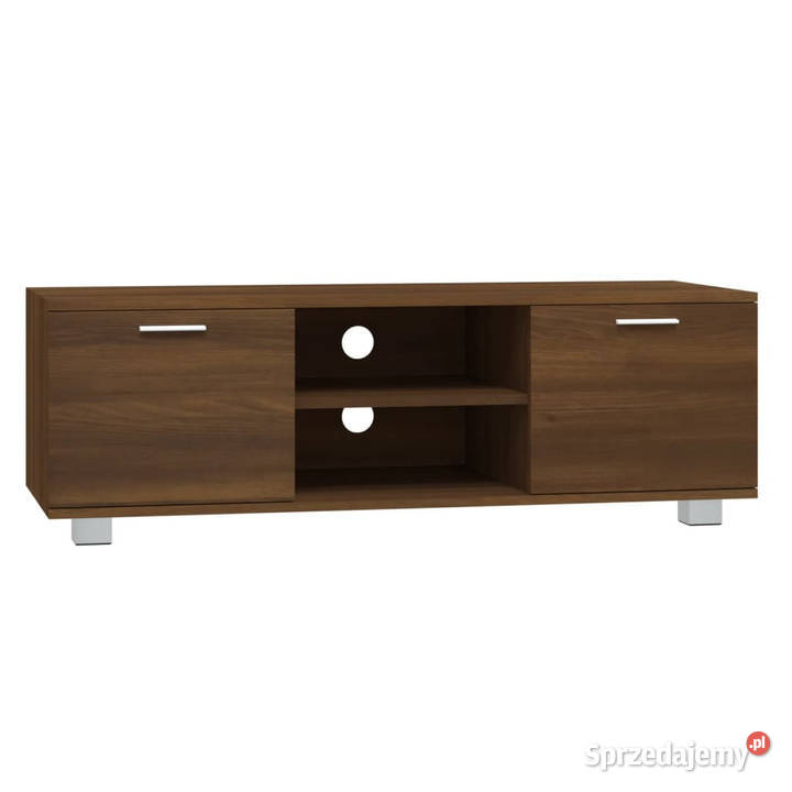 Szafka pod telewizor brązowy dąb 120x405x35 Meble Warszawa