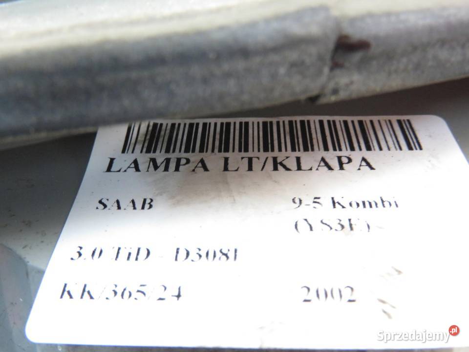 LAMPA LEWA TYLNA KLAPA SAAB 95 Kombi 5142278 małopolskie sprzedam