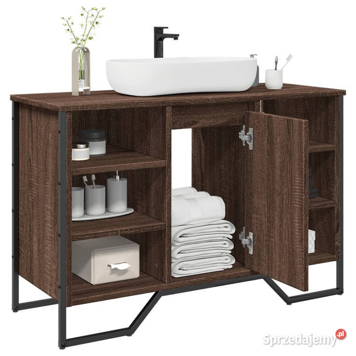 Szafka pod umywalkę brązowy dąb 91x35x60 Warszawa