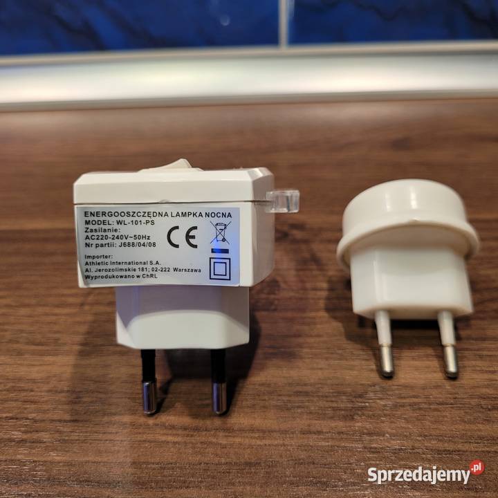 Lampka nocna LED z wyłącznikiem 230V druga Sosnowiec