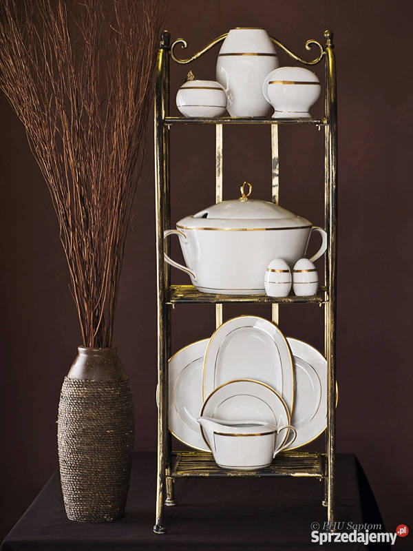 Serwis obiadowy porcelanowy Eos Juno 12 osób Wałbrzych