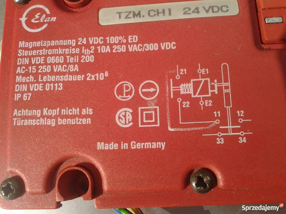 krańcówka ELAN TZM CHJ 24VDC pomorskie