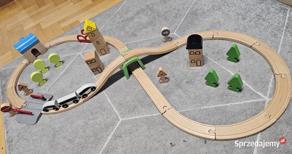 Drewniana kolejka Lillabo z IKEA 3 lata+ sprzedam