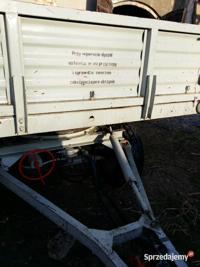 Przyczepa rolnicza wywrotka Sanok D 732 wywrotka opolskie