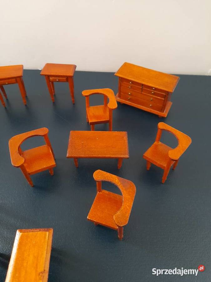 Zestaw angielskich mebelek vintage do domku Bogatynia sprzedam