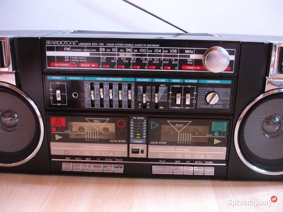 Radiomagnetofon RADIOTONE LISSABON RCX190 Pozostałe Zielona Góra