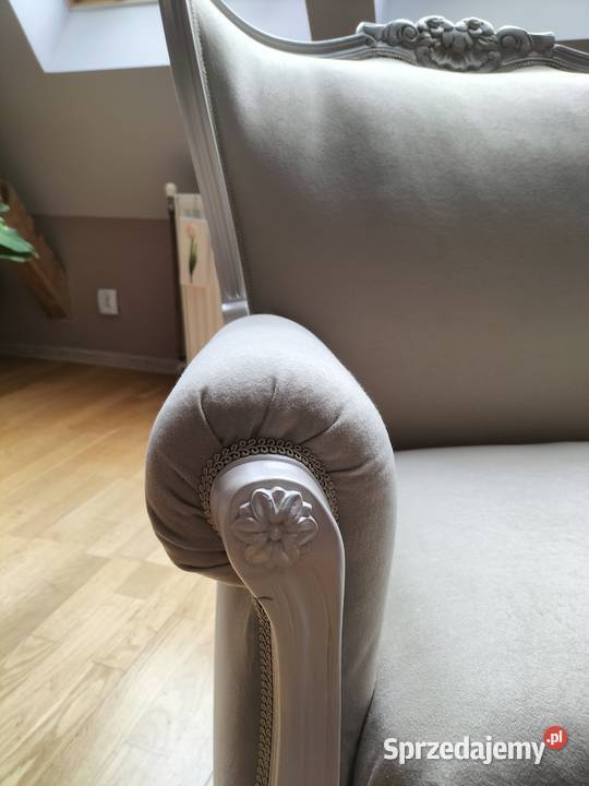 Fotel Ludwikowski uszak renowacji Szczecin