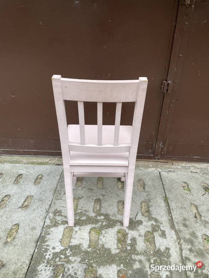 drewniane krzesło Pruszcz Gdański