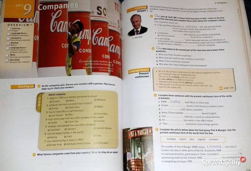 Market leader Elementary business English Course Rok wydania 2009 Chełm sprzedam