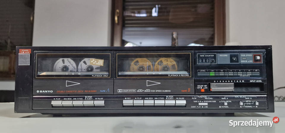 SANYO RD W 566 H magnetofon cassette deck