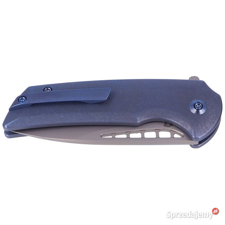Nóż składany WE Knife Mini Malice Blue Titanium Akcesoria, narzędzia i noże Warszawa sprzedam