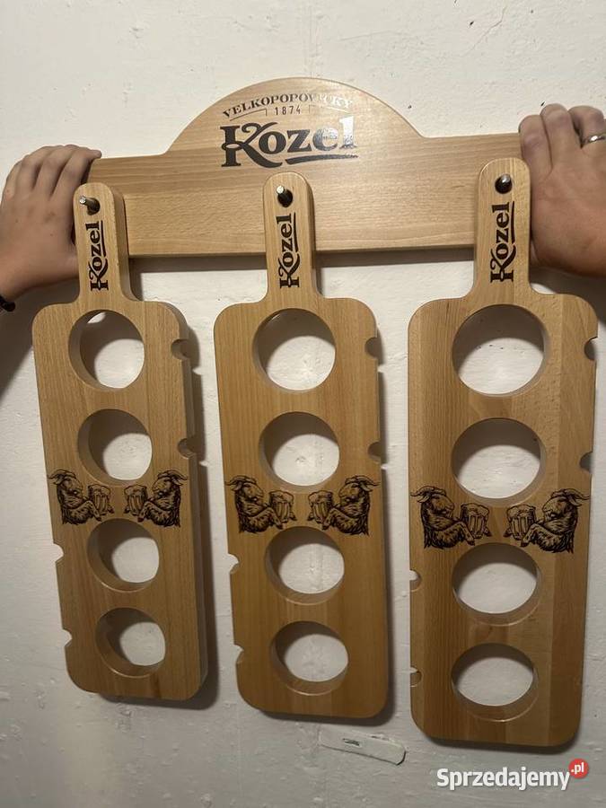 Deski do serwowania piwa Kozel Dąbrowa Górnicza