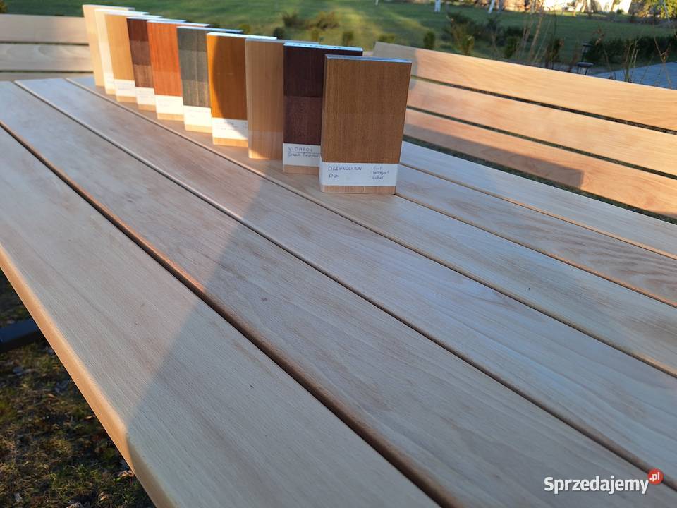 Nowoczesne Drewniane Meble Ogrodowe Buk Metalowe Zestawy mebli ogrodowych