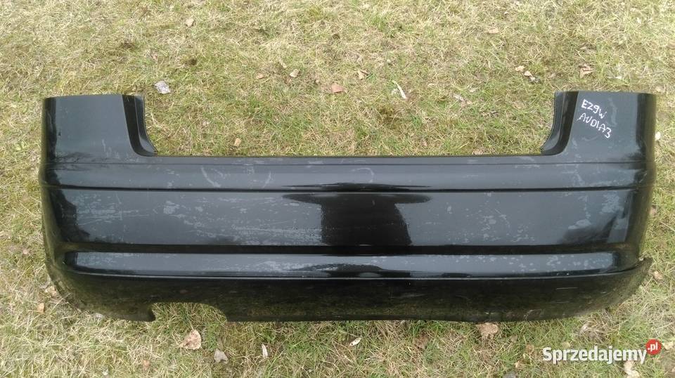 AUDI A3 8P ZDERZAK TYŁ TYLNY KOMPLETNY EZ9W Zderzaki Zbierkowo