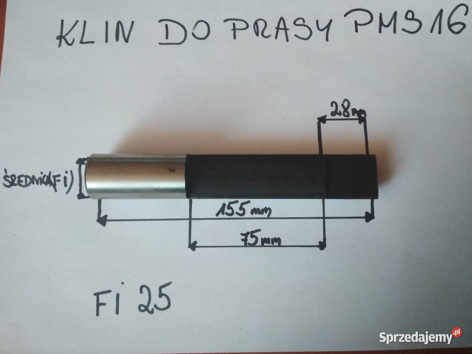 KLIN ZABIERAK PRASA MIMOŚRODOWA PMS 63 10 16 T Bydgoszcz