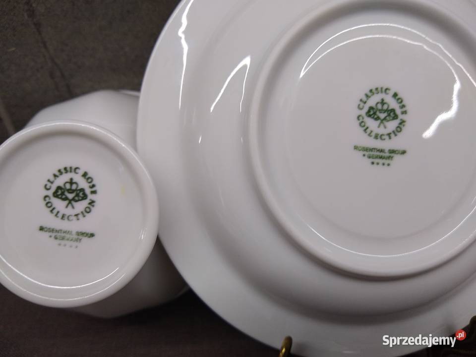 Filiżanka spodek Rosenthal Biała Maria Classic Kalisz