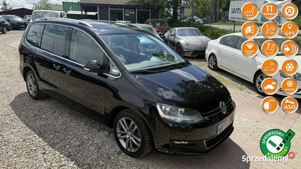 Volkswagen Sharan 20tdi automat 7os Webasto 1968cm3 Gdańsk