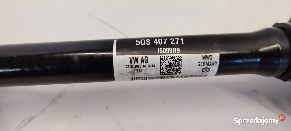 VW TAYRON PÓŁOŚ LEWY PRZÓD 15 5QS407271