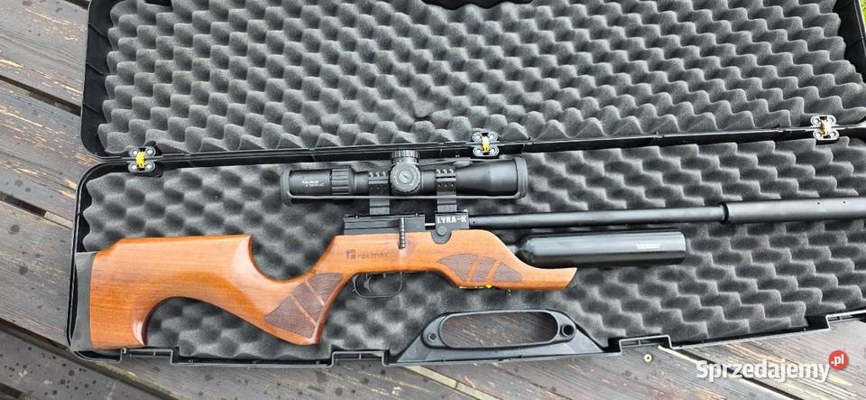Zestaw Wiatrówka PCP Reximex LyraK 45mm Luneta Nekla