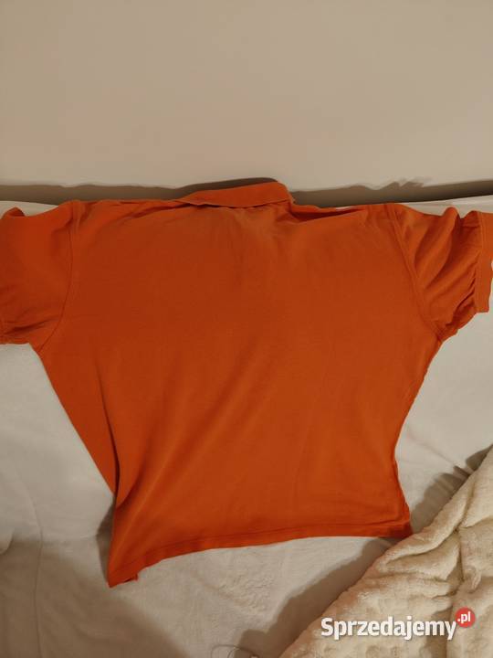 Pomarańczowe Polo Tommy Hilfiger Klasyk Rozmiar Wrocław