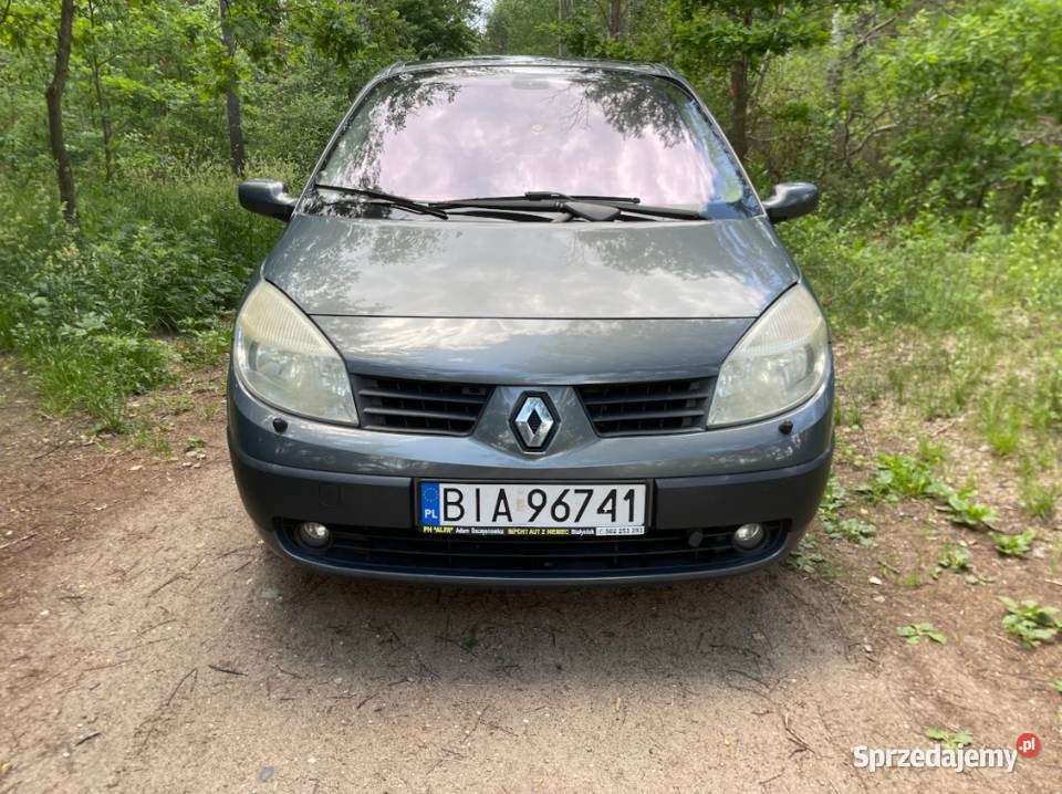 Renault Megane Grand Scenic II 20 Benzyna LPG nieuszkodzony Grand Scenic Białystok sprzedam