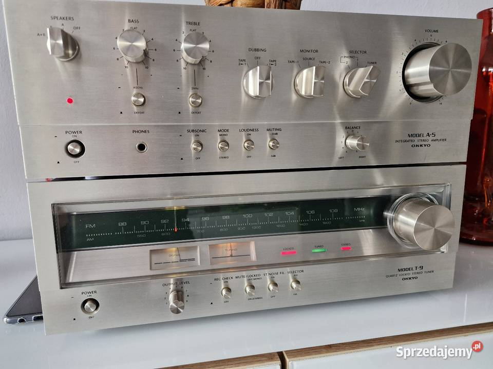 ONKYO A5 TUNER T9 Wzmacniacze i pokrewne Lublin
