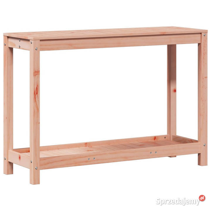Stolik ogrodniczy z półką 108x35x75 lite drewno