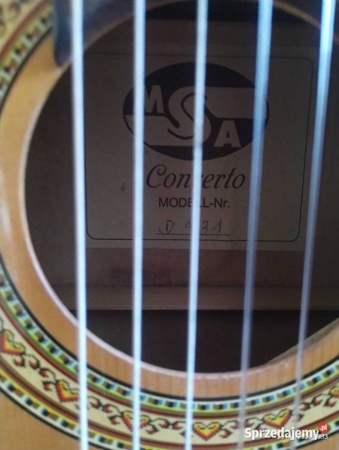 Sprzedam gitarę klasyczną Mosina sprzedam
