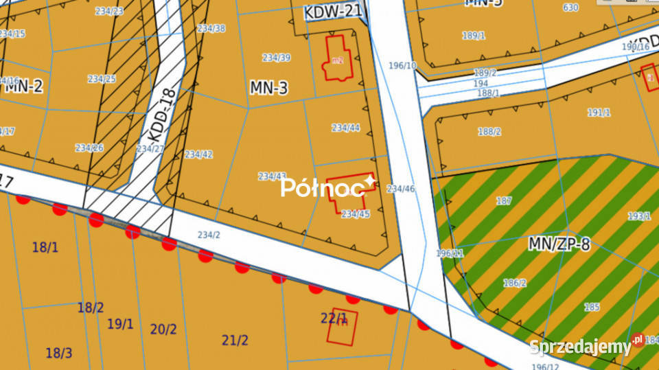 Działka budowlana w Chełmie 1627 m na Majdan Chełm