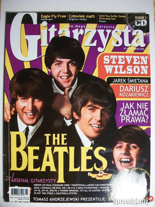 GITARZYSTA 2010 01 STYCZEŃ THE BEATLES mazowieckie Warszawa