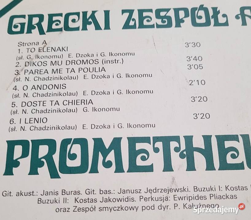 Prometheus Słonecznej Stronie Życia płyta Chełmno