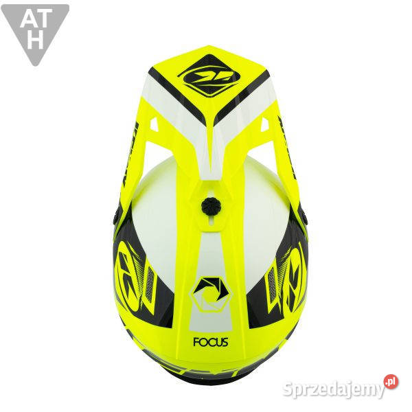 KASK KENNY 2021 White Neon Yellow SKLEP AUTOTECH Kaski i odzież warmińsko-mazurskie Mrągowo