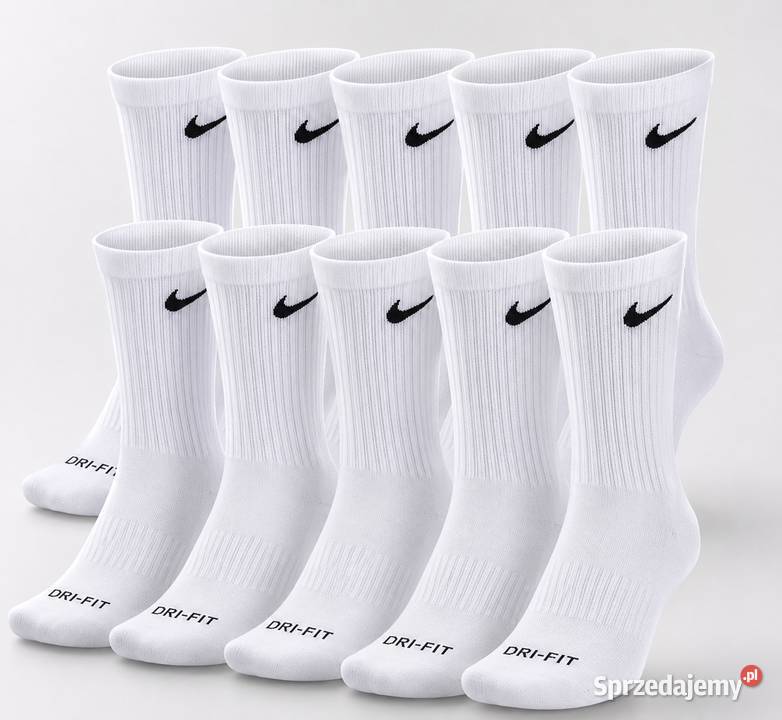Nike Wysokie Białe Skarpety 34386 par SX7664100 Opole