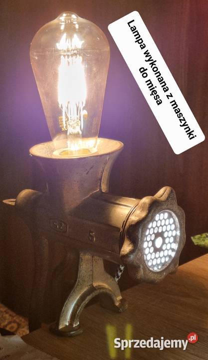 Lampy z maszynek do mielenia mięsa Loft vintage sprzedam