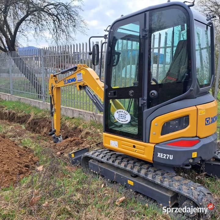 Minikoparka XCMG XE27 koparka gąsienicowa Myszków