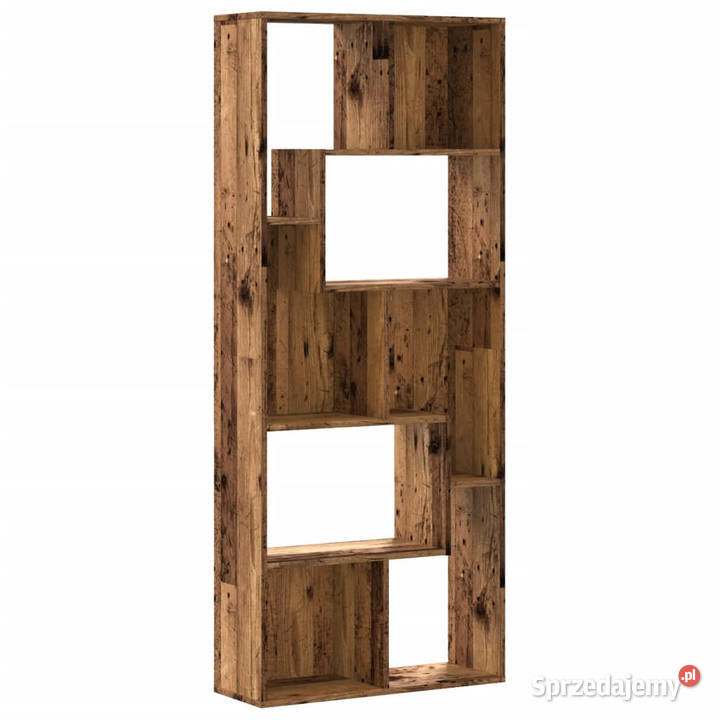 Regał stare drewno 67x24x161 materiał