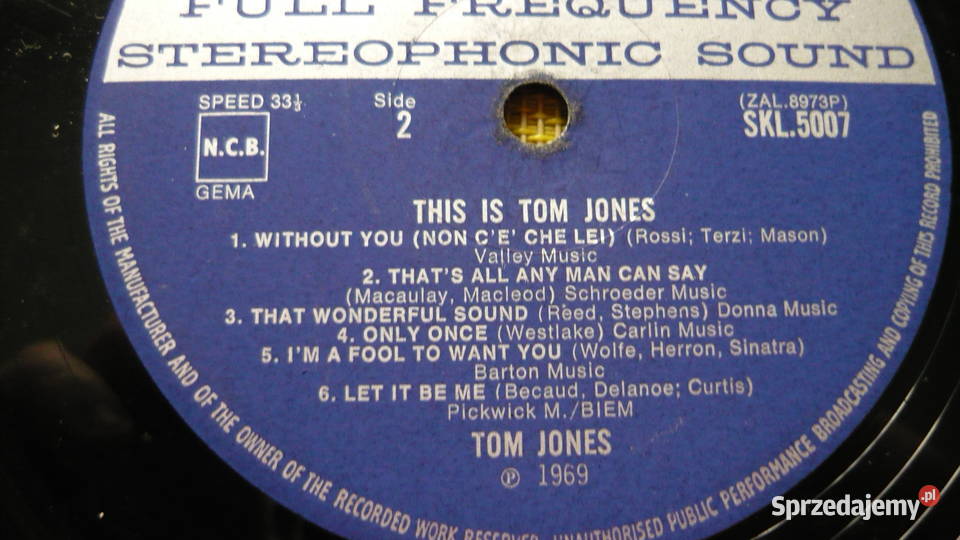 Płyta Tom Jones Myszków